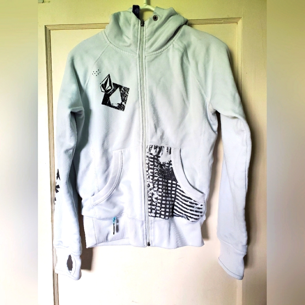 🌌Reversible Galaxy Volcom Vintage Hoodie Jacket🌠